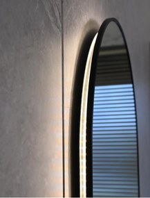 Sparke Oviedo 01 Black 50x100 - Καθρέπτης μπάνιου Led