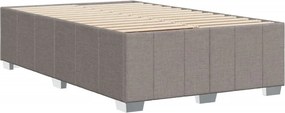 vidaXL Πλαίσιο Κρεβατιού χωρίς στρώμα Taupe 120x190 εκ. Υφασμάτινο