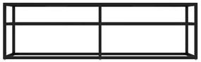 vidaXL Έπιπλο Τηλεόρασης Μαύρο 140 x 40 x 40,5 εκ. από Γυαλί Ασφαλείας