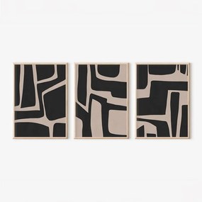 Πίνακας Jelenta pakoworld τρίπτυχος με ψηφιακή εκτύπωση και πλαίσιο 33x1.5x48εκ