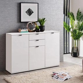 Κομότα - Μπουφές Duero 3K2F Λευκό 135x40x95 εκ. 135x40x95 εκ.