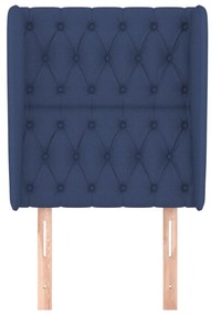 Κεφαλάρι με Πτερύγια Μπλε 83x23x118/128 εκ. Υφασμάτινο 3118272