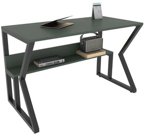 Γραφείο Wake 875ZNA4578 120x60x72,8cm Green-Black