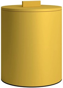 Κάδος Απορριμμάτων 2326-603 Φ20x25cm 6lt Matt Yellow Pam&Co Stainless Steel