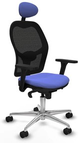 Καρέκλα γραφείου με κεφαλάρι Jorquera Piqueras y Crespo 3D086N1 Ανοιχτό Μπλε