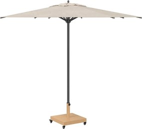 vidaXL Βάση ομπρέλας Ανοιχτό Ξύλο 45 x 45 x 31,5 εκ.