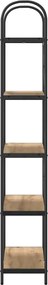 vidaXL Ράφι Βιβλίων Artisan Oak 80 x 30 x 183 εκ Επεξεργασμένο ξύλο