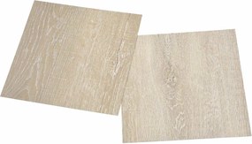 vidaXL Πλάκες Δαπέδου 55 pcs Μπεζ 5,11 τ.μ. PVC