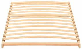 vidaXL Βάση κρεβατιού με λάμες Καφέ 80 x 190 cm Στερεό Ξύλο Μηλιάς