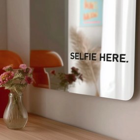 Αυτοκόλλητο για καθρέφτη S22 – SELFIE HERE.