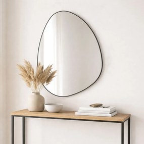 Διακοσμητικός Καθρέφτης Τοίχου (60x80) Spitishop Modena Black