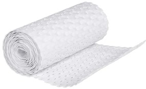 vidaXL Διαχωριστικό Βεράντας 5 τεμ. Λευκό 255x19 εκ. Συνθετικό Ρατάν
