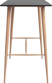 vidaXL Τραπέζι Μπαρ Μαύρο 120 x 60 x 105 εκ.