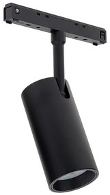 Σποτ Μαγνητικής Ράγας LED MTN-52241 M15 10W 3000K 800lm Ø4,5x9cm Black Metanor