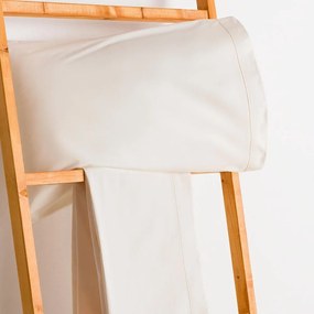 Σεντόνι Με Λάστιχο Σύνθεση-504 Ecru Vesta Home Μονό 100x230cm 100% Βαμβακερό Περκάλι