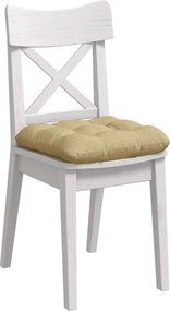 vidaXL Μαξιλάρια καθισμάτων 4 pcs Γκρι Πράσινο 40 x 40 cm