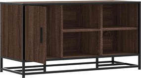 vidaXL Πάγκος παπουτσιών καφέ δρυς 100x40x53,5 cm