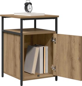 vidaXL Κομοδίνο 2 τμχ. artisan δρυς Επεξεργασμένο ξύλο