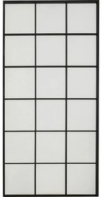 Καθρέφτης Τοίχου Finestra  90x3x180 εκ. - Μαύρο