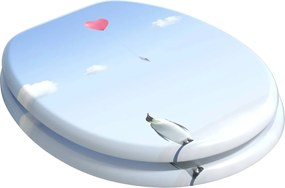 vidaXL Λεκάνη Μπλε 44 x 38 εκ. Πίνακας MDF