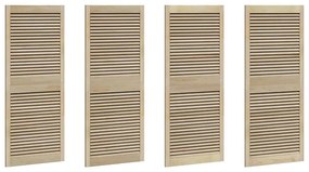 vidaXL Πόρτες Ντουλάπας Other 4 pcs Καφέ 140.5 x 59.5 x 2.1 εκ