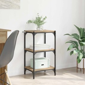 vidaXL Βιβλιοθήκη artisan δρυς 40 x 33 x 71 εκ Επεξεργασμένο ξύλο