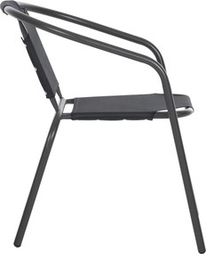 ΠΟΛΥΘΡΟΝΑ ΕΞ.ΧΩΡΟΥ LEDAN HM5977.01 ΜΕΤΑΛΛO & TEXTILENE ΓΚΡI 55x58x72Υεκ.