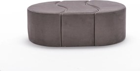 Πουφ Σκαμπό Μινκ ALYA 80x120x40