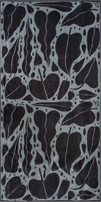 Πετσέτα Θαλάσσης (80x160) Easy Home Velour Jungle Grey