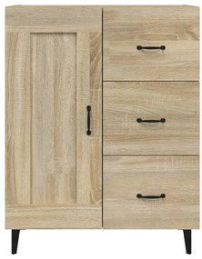 vidaXL Ντουλάπι Sonoma Δρυς 69,5 x 34 x 90 εκ. από Επεξεργασμένο Ξύλο