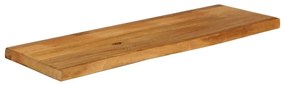 vidaXL Επιφάνεια Τραπεζιού 120x20x3,8 εκ. Live Edge Μασίφ Ξύλο Μάνγκο