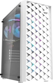 Darkflash DK351 θήκη υπολογιστή (λευκή) + 4 ανεμιστήρες RGB
