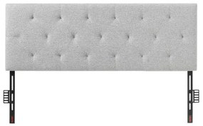 VEVOR Headboard for Full Size Bed with Adjustable Height Sponge &amp; Fabric Grey