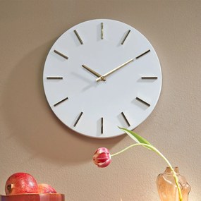 Ρολόι Τοίχου (Φ35) Edelman Brixen White 1111269