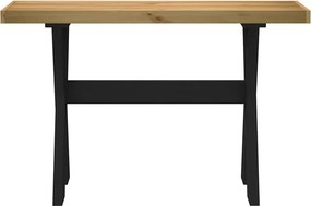 vidaXL Τραπέζι κονσόλας NOAIN με πόδια σχήματος X 120x30x75 cm