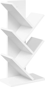 vidaXL Ράφι Δέντρου 4-Επιπέδων 30 x 18 x 60 εκ Επεξεργασμένο Ξύλο