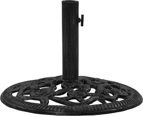 vidaXL Βάση Ομπρέλας Μαύρη 48 x 48 x 33 εκ. από Χυτοσίδηρο
