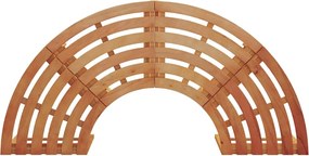 vidaXL Παγκάκι Δέντρου 2 pcs Φυσικό 160 x 80 x 45cm