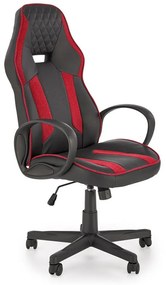ΚΑΡΕΚΛΑ ΓΡΑΦΕΙΟΥ / GAMER RAG ΜΑΥΡΟ / ΚΟΚΚΙΝΟ 61x70x112-121cm