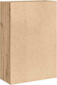 vidaXL Ντουλάπι βιβλίου/Σιδερένιο ντουλάπι Artisan Oak 66x30x98 cm