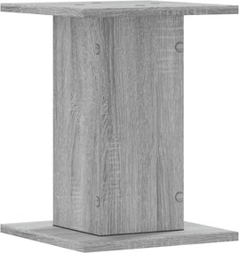 vidaXL Βάσεις Ηχείων 2 Τεμ. Γκρι Sonoma 30x30x40εκ. Επεξεργασμένο Ξύλο