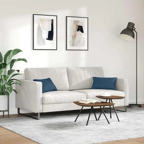 vidaXL Μαξιλάρι Καναπέ 2 pcs Μπλε 50 x 30 cm ύφασμα