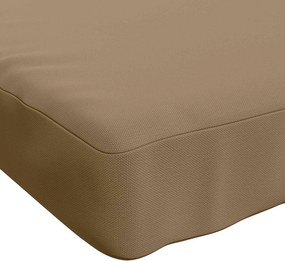 vidaXL Μαξιλάρι Πάγκου 1 Τεμαχίου VUGHT 100% Πολυεστέρας Taupe