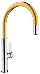 Μπαταρία Νεροχύτη Metallic TEKA Περιστρεφόμενη Easy-Quick FOT 995 3/8”-1/2”TOTAL Brass Collection 116030034