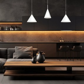 Κρεμαστό Φωτιστικό Capital White Ø32cm Λευκό