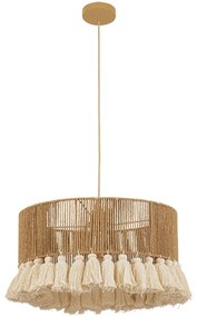 Φωτιστικό Οροφής 25334 Φ40x27cm 1xE27 40W Natural-Beige