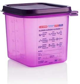 Αεροστεγές Δοχείο Τροφίμων GN 1/6 2.6lt 176x162x150mm Antialergenos 61390 - Araven