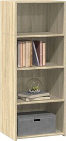 vidaXL Ντουλάπι Sonoma Δρυός 50x41x124 εκ. από Επεξεργασμένο Ξύλο