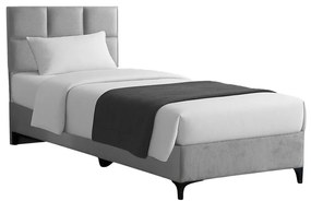 Intrahome Κρεβάτι Melei Intrahome ύφασμα σε γκρι απόχρωση 90x200εκ | SKU: INTRAPA-434111131