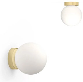 Φωτιστικό Τοίχου Bola Sphere Flush 10 10923 25,4x13,5cm Dim Led 1625lm 20W Brass Pablo Designs